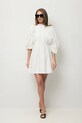BIZUU sukienka bawełniana SULLY biały SULLY.BIALY