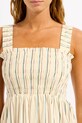 Seafolly šaty z viskózy Stripe Faithfull béžová 55649.DR
