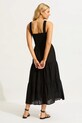Seafolly šaty bavlněné Faithful Midi Dress 54865.DR černá SS26