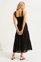 Seafolly šaty bavlněné Faithful Midi Dress 54865.DR černá SS26