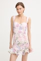 Charo Ruiz Ibiza літня сукня з бавовною Sunil рожевий 266601
