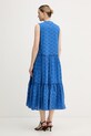 Одежда Lola Casademunt летнее платье из хлопка LS2616017 голубой