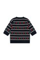Dziewczynka Konges Sløjd sukienka dziecięca z dodatkiem wełny BELOU KNIT DRESS KS104227.PreSpring granatowy