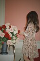 Konges Sløjd sukienka dziecięca CARLITO DRESS GRS rozkloszowany beżowy KS104243.PreSpring