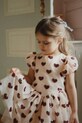 Konges Sløjd rochie fete HEARTLILY DRESS GRS mini bej KS104313.PreSpring