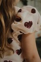 Konges Sløjd sukienka dziecięca HEARTLILY DRESS GRS KS104313.PreSpring beżowy