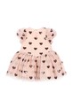 Konges Sløjd sukienka dziecięca HEARTLILY DRESS GRS KS104313.PreSpring beżowy SS26