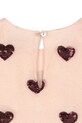 Dziewczynka Konges Sløjd sukienka dziecięca HEARTLILY DRESS GRS KS104313.PreSpring beżowy