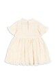 Konges Sløjd sukienka dziecięca JOELLA DRESS KS104316.PreSpring beżowy SS26