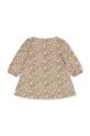 Dievčenské bavlnené šaty Konges Sløjd DREY DRESS GOTS KS104290.PreSpring béžová SS26