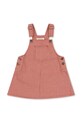 Konges Sløjd sukienka bawełniana dziecięca LUC SPENCER DRESS GOTS KS104353.PreSpring różowy SS26