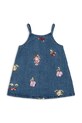 Konges Sløjd sukienka bawełniana dziecięca MAGOT SEQUIN STRAP DRESS GOTS KS104366.PreSpring niebieski SS26