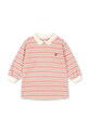 Konges Sløjd sukienka bawełniana dziecięca SPOTTY LS DRESS GOTS KS104524.PreSpring różowy SS26