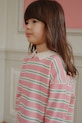 Konges Sløjd rochie din bumbac pentru copii SPOTTY LS DRESS GOTS KS104524.PreSpring