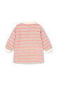 Dziewczynka Konges Sløjd sukienka bawełniana dziecięca SPOTTY LS DRESS GOTS KS104524.PreSpring różowy