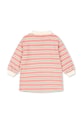 Fete Konges Sløjd rochie din bumbac pentru copii SPOTTY LS DRESS GOTS KS104524.PreSpring roz