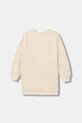 Calvin Klein Jeans sukienka bawełniana dziecięca IG0IG03092.128.176.PPY2 beżowy SS26