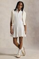 Polo Ralph Lauren sukienka dziecięca z elastanem biały 313624740003