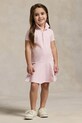 Polo Ralph Lauren sukienka dziecięca z elastanem różowy 312698754082