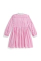 Polo Ralph Lauren sukienka bawełniana dziecięca 312A95899001 różowy SS26