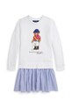 Polo Ralph Lauren sukienka dziecięca 313A96118001 biały SS26