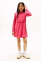 Tommy Hilfiger sukienka dziecięca z elastanem różowy KG0KG08934.104.122.PPY2