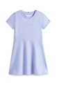 Tommy Hilfiger sukienka bawełniana dziecięca KG0KG09284.128.176.PPY2 fioletowy SS26