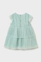 Mayoral sukienka dziecięca 1908.4B.Baby.PPY2 turkusowy SS26