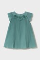 Mayoral sukienka dziecięca rozkloszowany turkusowy 1913.4D.Baby.PPY2