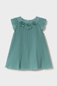 Mayoral sukienka dziecięca rozkloszowany turkusowy 1913.4D.Baby.PPY2