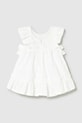 BIMBA Mayoral vestito di cotone bambina 1915.4D.Baby.PPY2 bianco