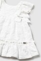 Mayoral vestito di cotone bambina bianco 1915.4D.Baby.PPY2