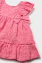 Dziewczynka Mayoral sukienka bawełniana dziecięca 1915.4D.Baby.PPY2 różowy