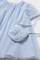 Dziewczynka Mayoral sukienka dziecięca 1917.4E.Baby.PPY2 niebieski
