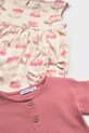 Dziewczynka Mayoral sukienka i t-shirt 1922.4H.Baby.PPY2 różowy