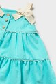 Dziewczynka Mayoral sukienka bawełniana dziecięca 1924.4J.Baby.PPY2 turkusowy