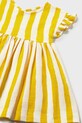 Fete Mayoral rochie din bumbac pentru copii 1925.4K.Baby.PPY2 galben