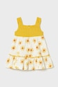 Mayoral sukienka dziecięca 1926.4K.Baby.PPY2 żółty SS26
