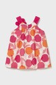 Dievča Dievčenské bavlnené šaty Mayoral 1991.4D.Baby.PPY2 ružová