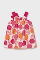 Dievča Dievčenské bavlnené šaty Mayoral 1991.4D.Baby.PPY2 ružová