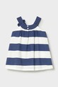 Mayoral sukienka bawełniana dziecięca 1991.4D.Baby.PPY2 granatowy SS26