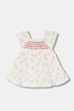 Mayoral sukienka bawełniana dziecięca wzorzyste biały 1992.4E.Baby.PPY2