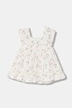 Mayoral sukienka bawełniana dziecięca 1992.4E.Baby.PPY2 biały SS26