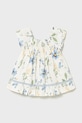 Mayoral sukienka bawełniana dziecięca 1992.4E.Baby.PPY2 biały SS26