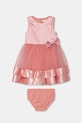 Guess sukienka dziecięca rozkloszowany różowy A6RK10.WM330.PPY2