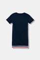 Guess sukienka bawełniana dziecięca J6RK11.KAD74.PPY2 granatowy SS26