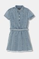 Guess sukienka jeansowa dziecięca bawełna niebieski J6RK19.D4EU0.PPY2
