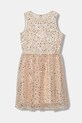 Guess sukienka dziecięca aplikacja beżowy J6RK25.KCLM0.PPY2
