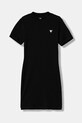 Guess sukienka dziecięca z elastanem czarny J6RK31.J1314.PPY2