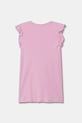 Guess sukienka bawełniana dziecięca K6RK02.KA6W4.PPY2 różowy SS26
